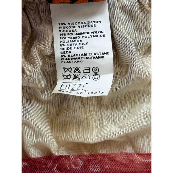 Jean Paul Gaultier Soleil Mixed Media Mesh Panel Lace Detail Dress Size XL - Picture 12 of 12